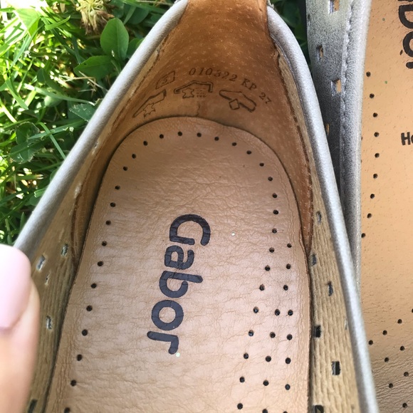 Gabor Womens Flats Metallic  Ballet Size 8 - Picture 5 of 6